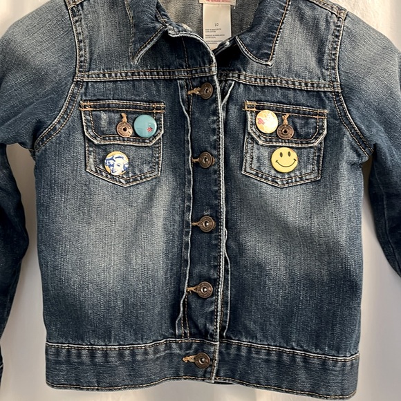 Osh Kosh girls size 10 girls blue jean jacket - Picture 4 of 7